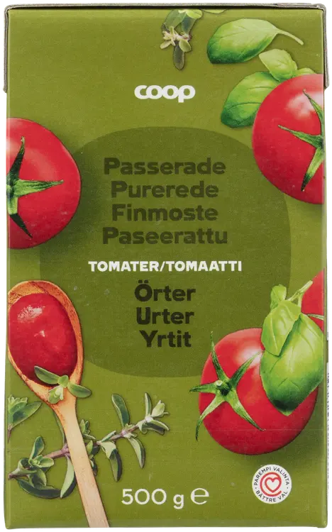 Coop paseerattu tomaatti yrtit 500 g