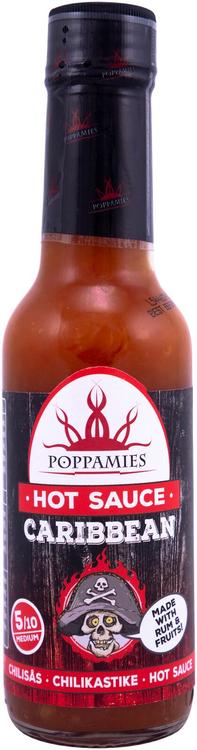 Poppamies Hot Sauce Caribbean chilikastike 150ml