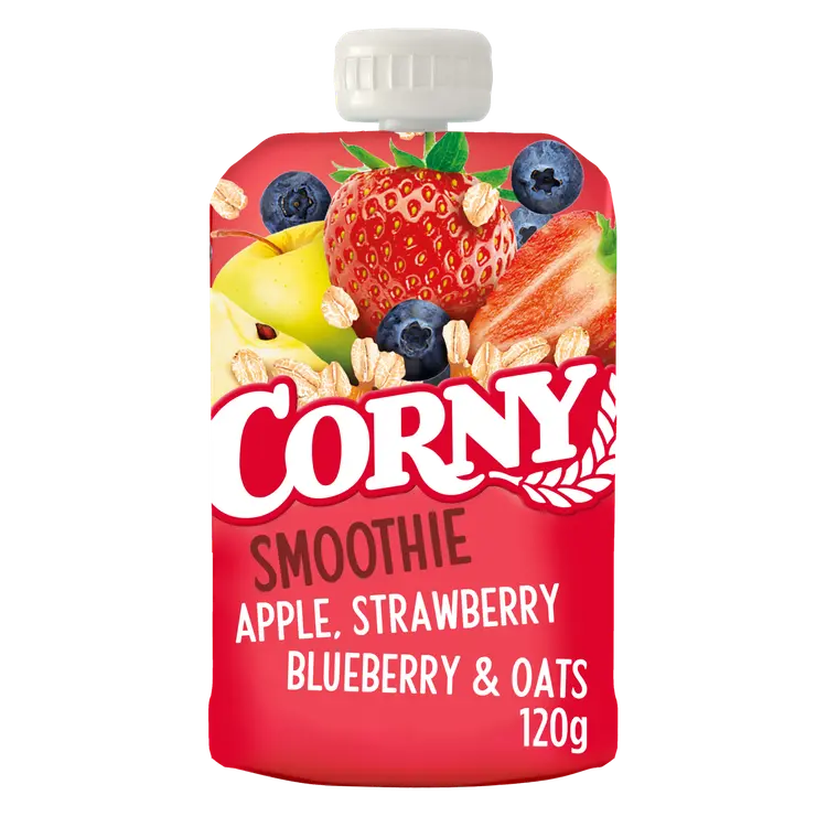 Corny Smoothie omena, mansikka, mustikka & kaura 120g