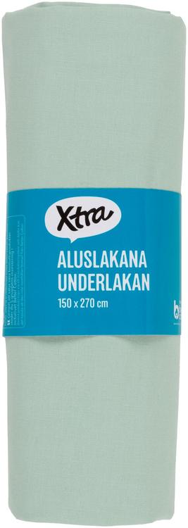 Xtra aluslakana Uni 150 x 170 cm vaaleanvihreä