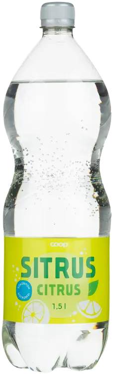 Coop sitrus sokeriton virvoitusjuoma 1,5l
