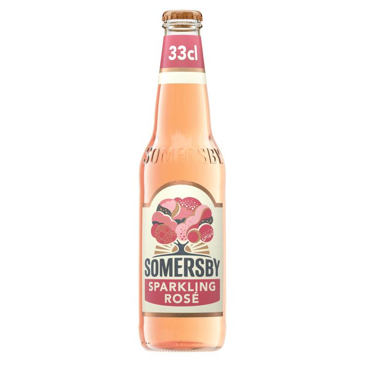 Somersby Sparkling Rosé maustettu omenasiideri 4,5 % lasipullo 0,33 L
