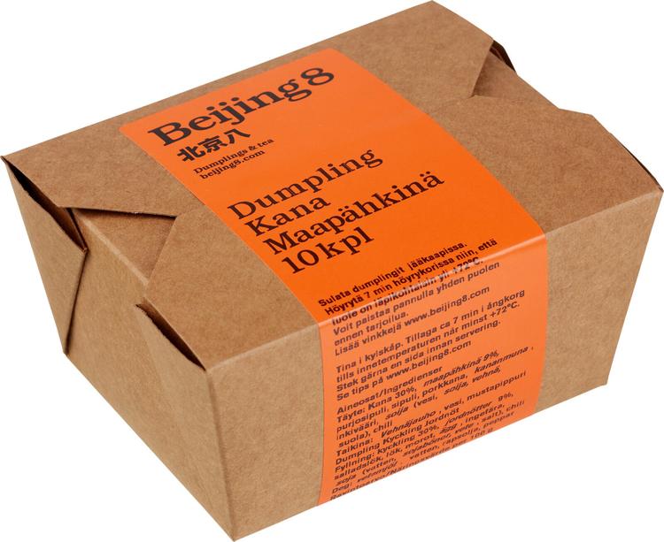 Beijing8 Dumpling Kana-Maapähkinä 10kpl, Pakaste 180g