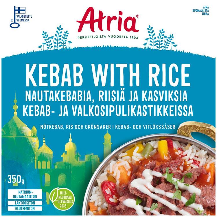 Atria Kebab with Rice 350g