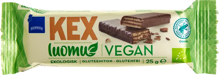 Rainbow vegaaninen keksipatukka luomu 25g