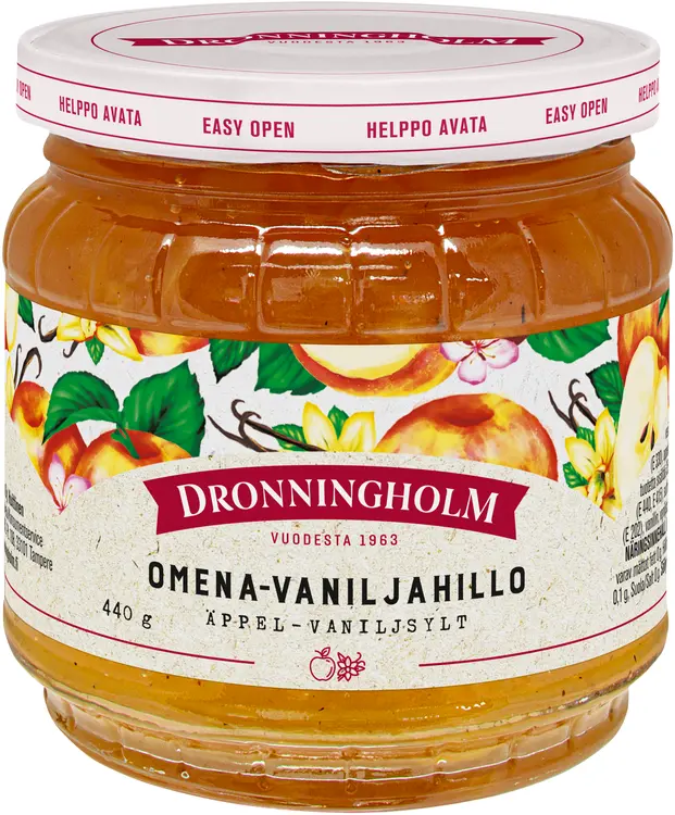 Dronningholm Omena-vaniljahillo 440g