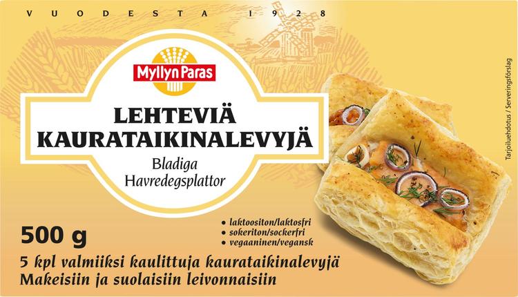 Myllyn Paras Lehtevä kaurataikina 500 g pakaste