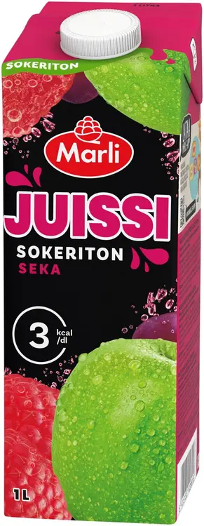 Juissi sokton sokeriton Sekamehujuoma 1 L