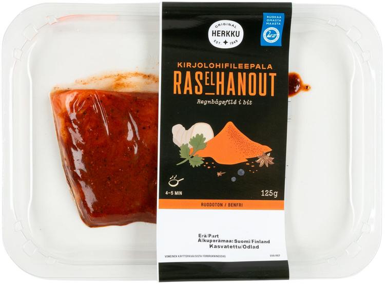 Herkku Kirjolohifilee pala Ras el Hanout 125 g