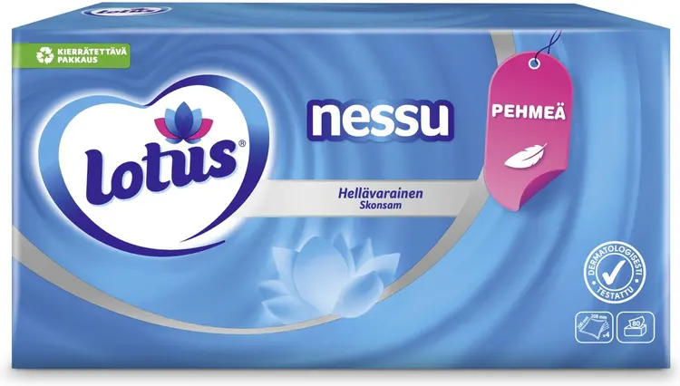 LOTUS Nessu kasvopyyhe/nenäliina 80 kpl