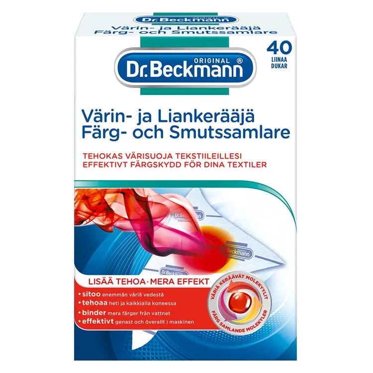 Dr Beckmann 40kpl Värin- ja liankerääjä