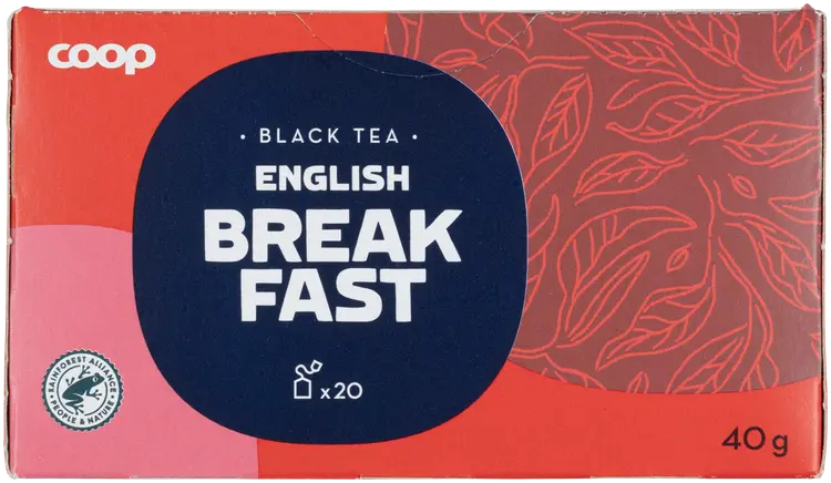 Coop English Breakfast tee 40 g 20 pss