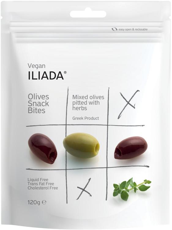 Iliada mix pitted oliviit/herbs 120g pss