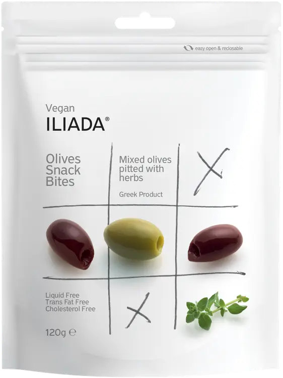 Iliada mix pitted oliviit/herbs 120g pss