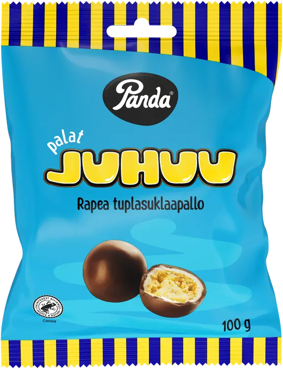 Panda Palat Juhuu rapea tuplasuklaapallo 100g
