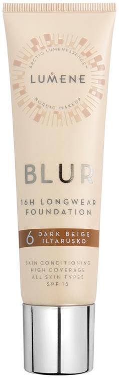 Lumene Blur Pitkäkestoinen meikkivoide SK15 6 Iltarusko 30ml