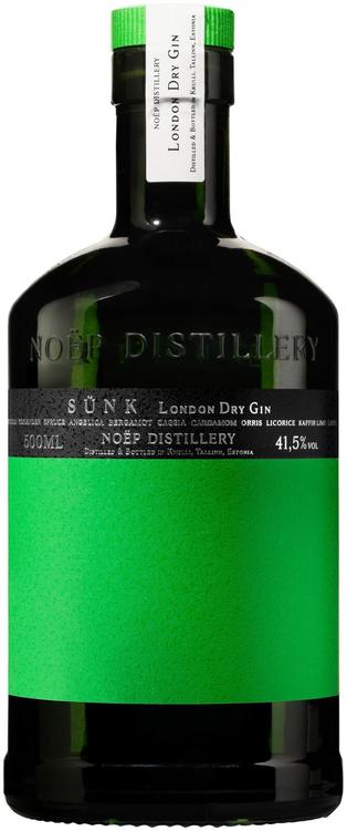 SÜNK London Dry Gin 41,5%vol 500 ml