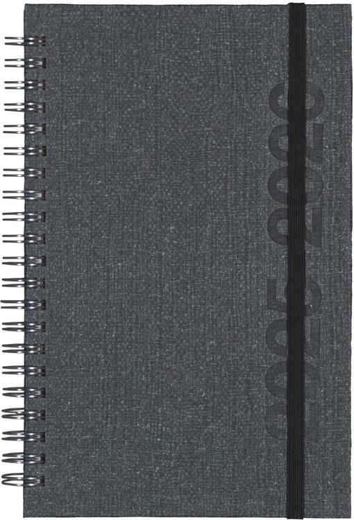 Time System koulukalenteri 25-26 TS Basic harmaa 18kk