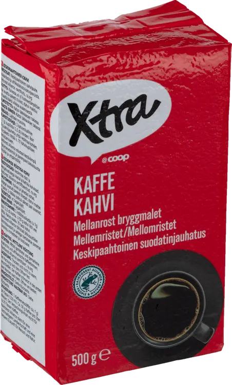 Xtra suodatinkahvi keskipaahtoinen 500 g