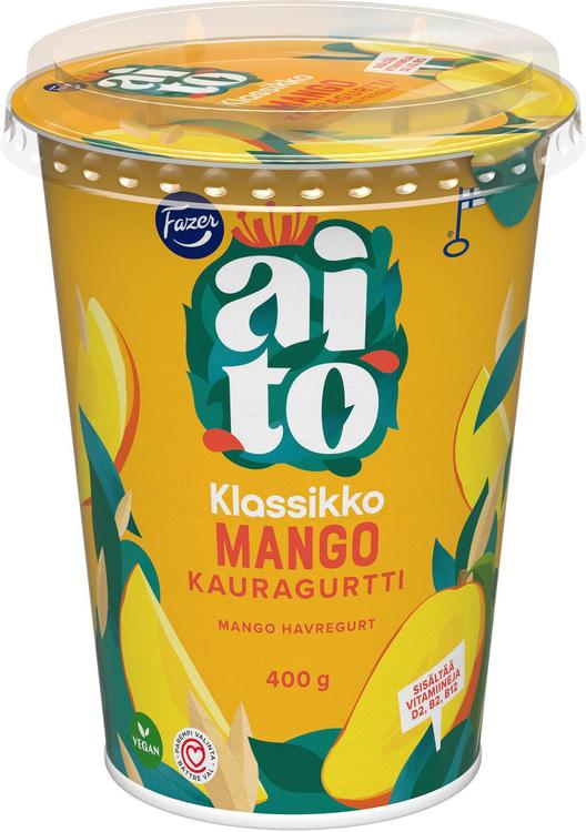 Fazer Aito Kauragurtti Mango 400g, fermentoitu kauravälipala