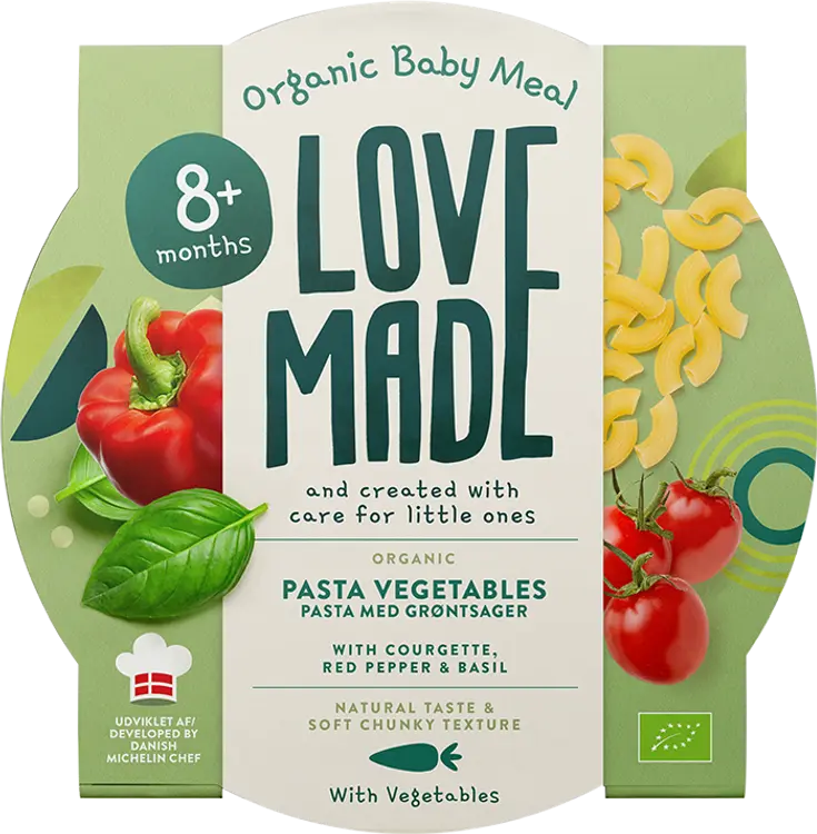 LoveMade Luomu pastaa ja vihanneksia 8KK 185g
