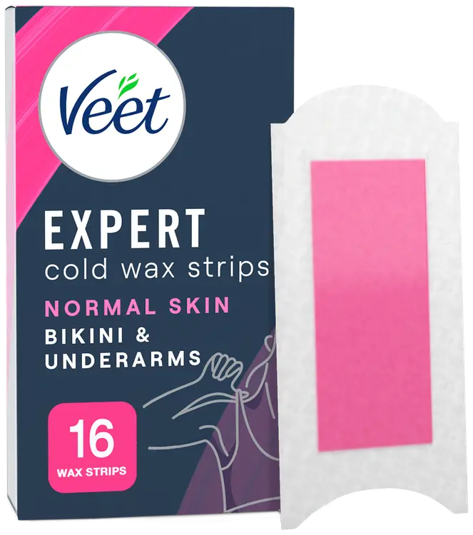 Veet Expert Kylmävahaliuskat Bikini&kainalo 16kpl