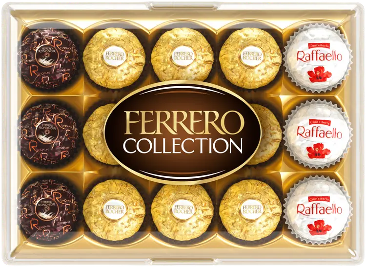Ferrero Collection-konvehteja 172 g / 15 kpl