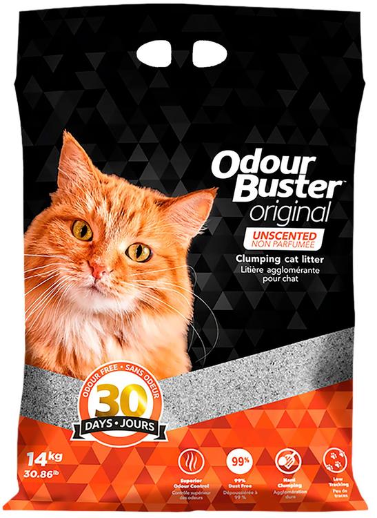 Odour Buster Original hajustamaton kissanhiekka 14 kg