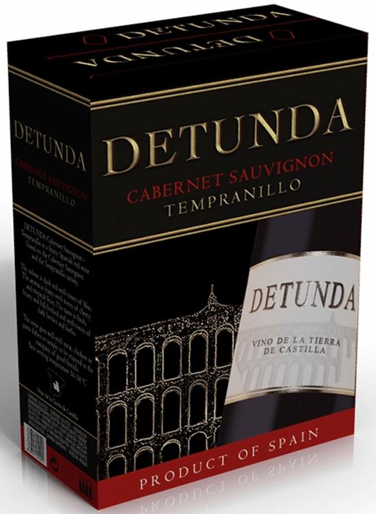 Detunda Cabernet Sauvignon Tempranillo KGT vein 12,5%vol 3L