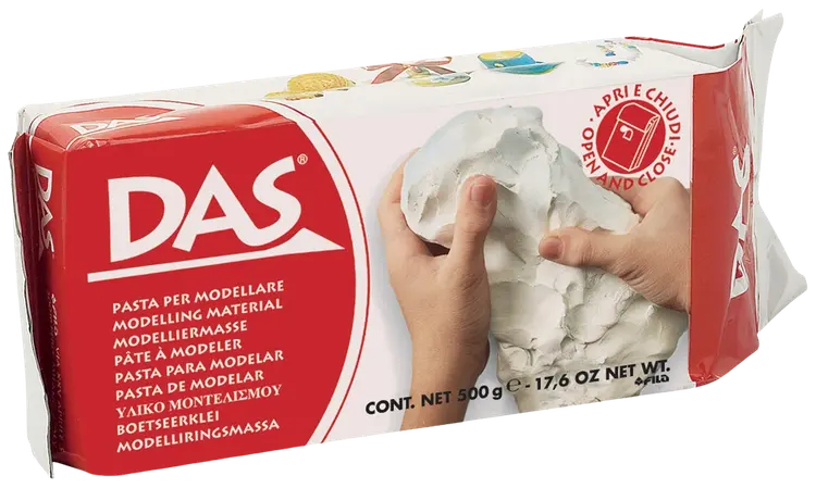 Das Muovailumassa 500g valkoinen, ilmassa kuivuva