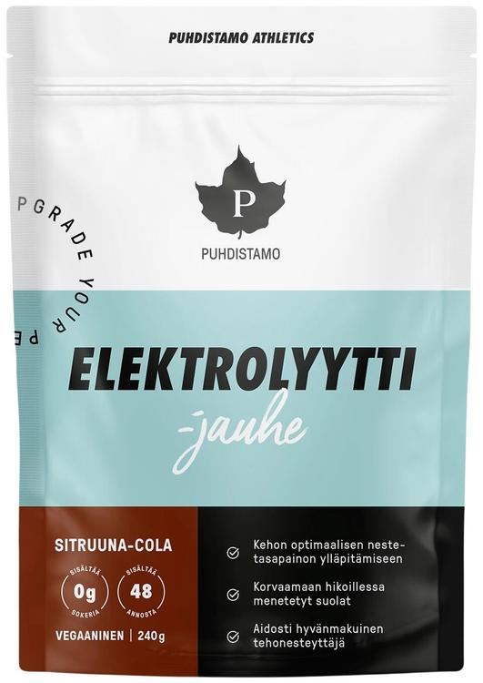 Puhdistamo Elektrolyyttijauhe Sitruuna-Cola 240 g