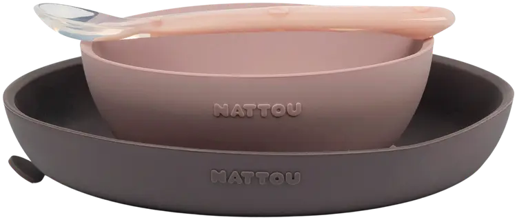 Nattou Lasten astiasto 3osaa, Dusty pink