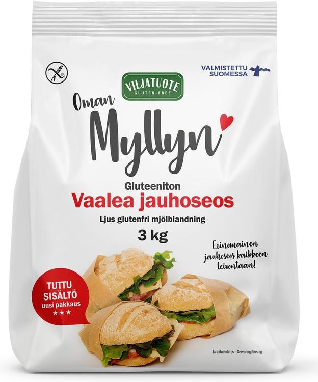 Virtasalmen Viljatuote Vaalea gluteeniton jauhoseos 3kg
