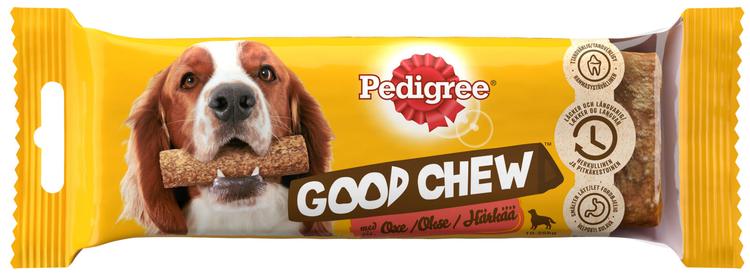 Pedigree Good Chew - sis. Härkää - koiranherkku keskikokoisille koirille - 1 kpl