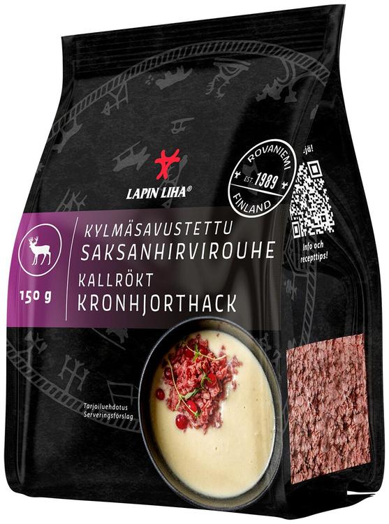 Lapin Liha Kylmäsavustettu saksanhirvirouhe 150g