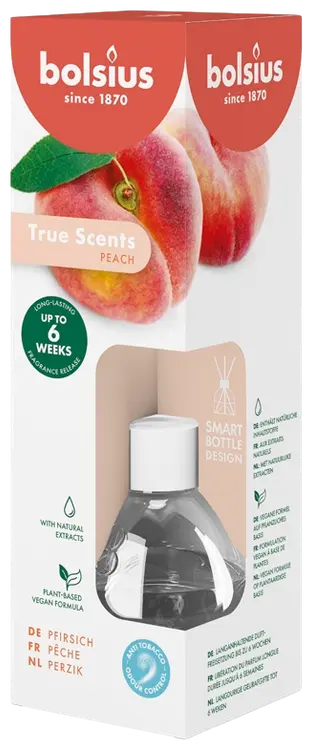 Bolsius True Scents – huonetuoksu – Peach – 60 ml