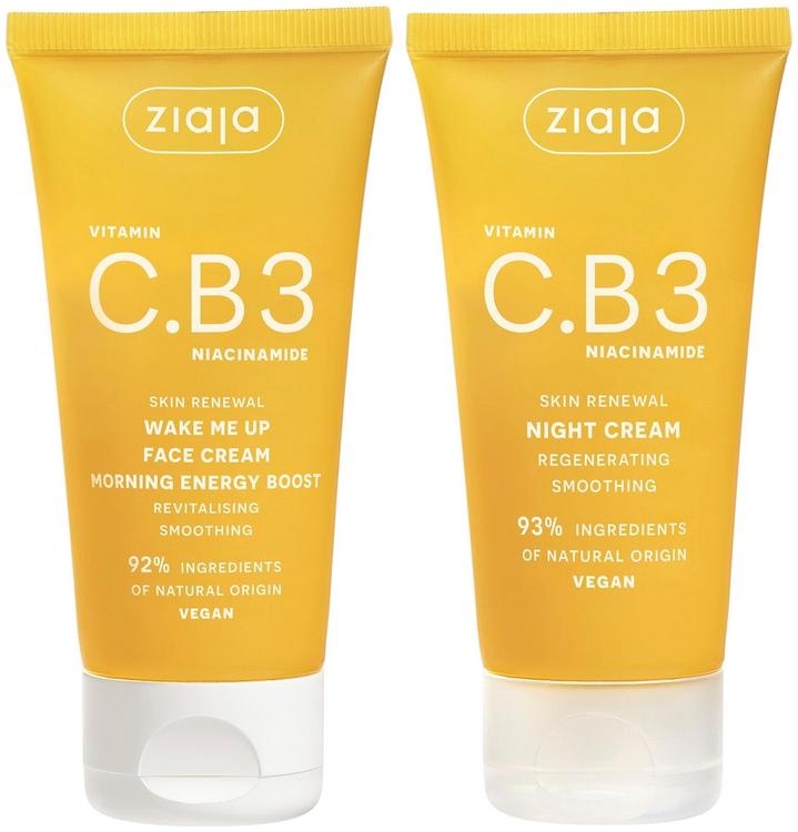 Ziaja C.B3-vitamiini päivävoide + yövoide-naamio 100 ml
