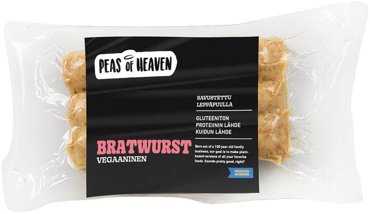 Peas of Heaven herneproteiini bratwurst vegaaninen 210g