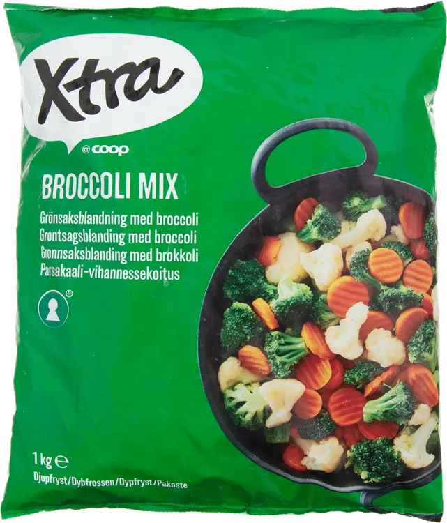 Xtra broccoli mix pakaste 1 kg