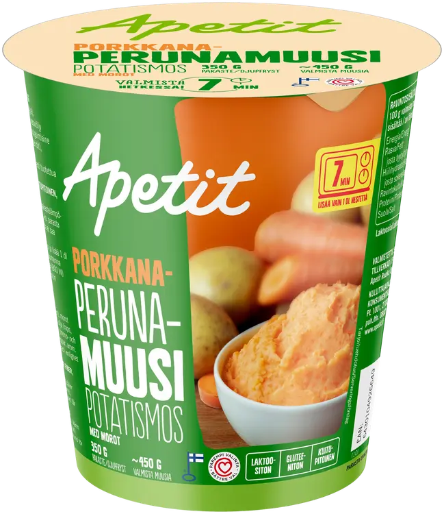 Apetit Porkkana-perunamuusi pakaste 350g