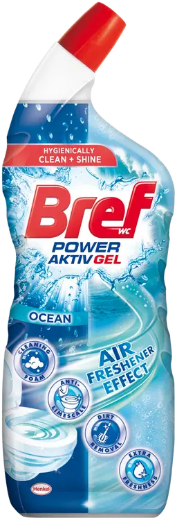 Bref 700ml Power Aktiv Gel Ocean WC Puhdistusaine