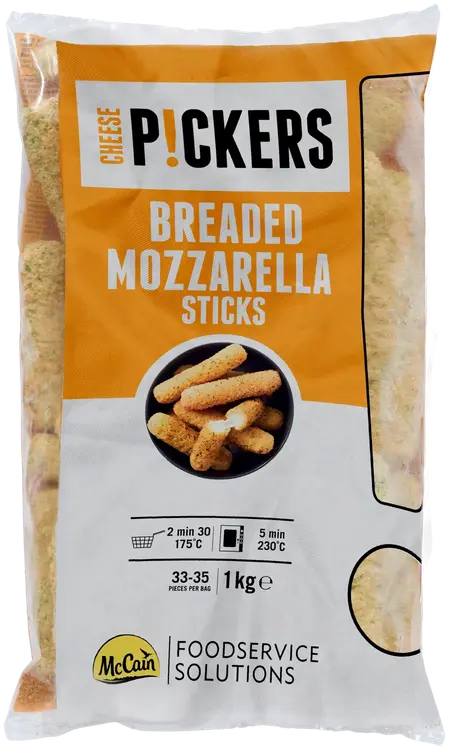 McCain paneroitu mozzarellajuustotikku 1kg pakaste