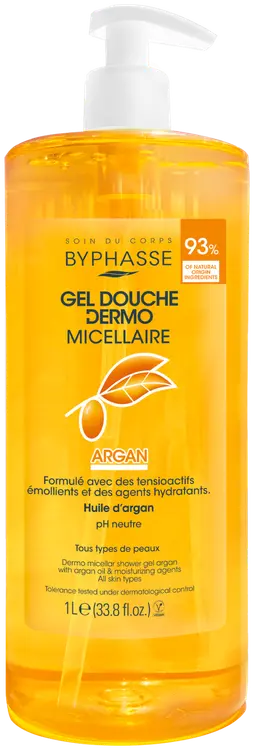Byphasse micellar suihkugeeli argan 1L