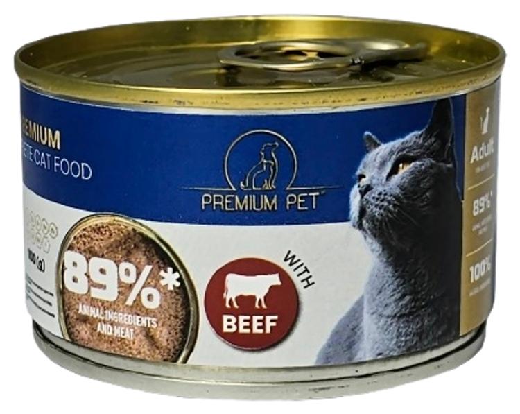 Premium Pet pasteet kassidele veiselihaga 100g