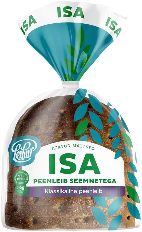 Leibur Isa Peenleib Seemnetega 390g