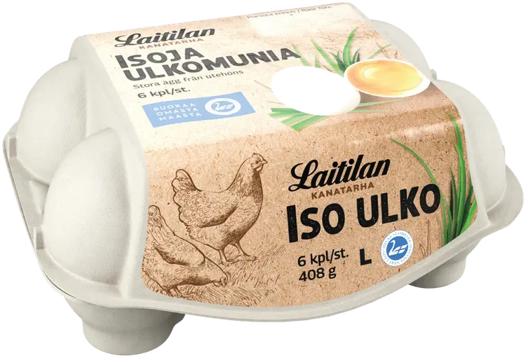 Laitilan Kanatarha iso ulko kananmuna L6