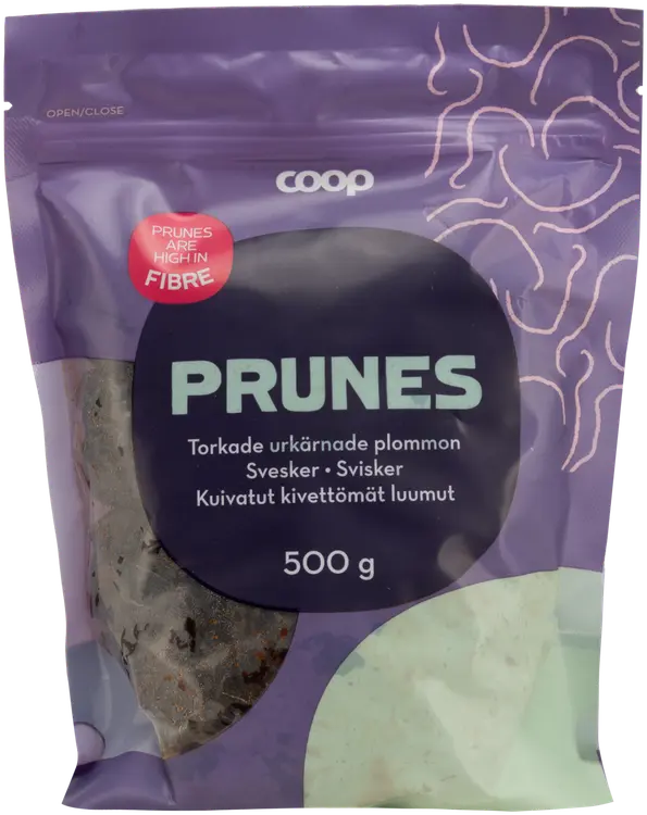 Coop kuivatut kivettömät luumut 500 g