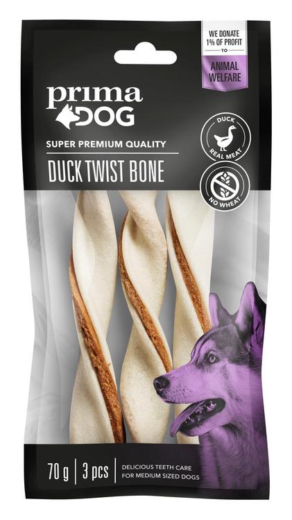 PrimaDog Ankkakierreluu 14 cm, 3 kpl, 70 g
