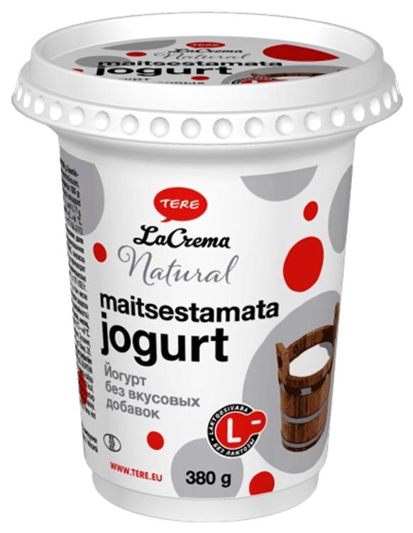LaCrema maitsestamata jogurt, 380 g