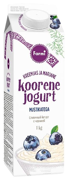 Koorene mustikajogurt, 1 kg